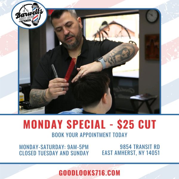 Stop in next Monday and take advantage of our Monday Special… only $25 for a haircut! 👍🏼