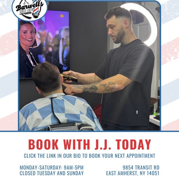 Book your appointment with Josh "JJ" Jacobi today!