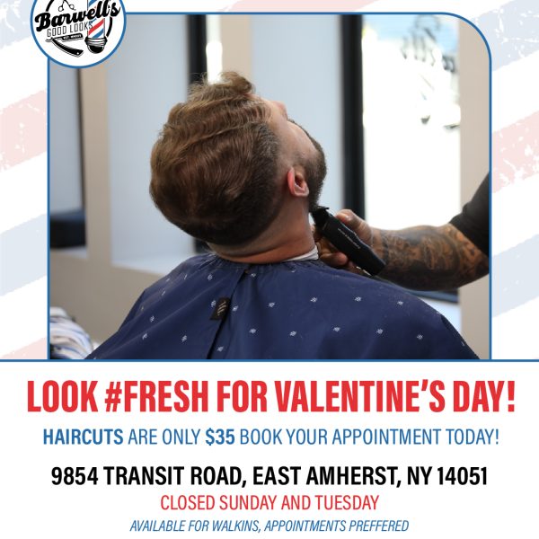 Looking fresh is a must this Valentine’s Day 💈❤️