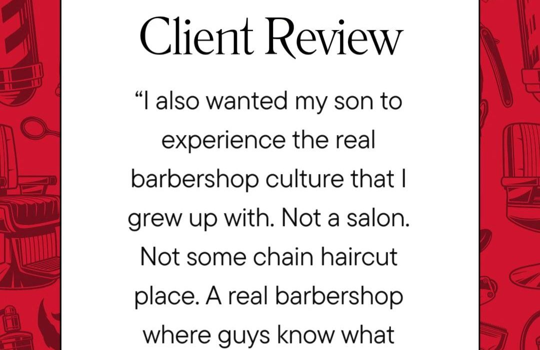 Real barbershop culture is alive and well at Barwell’s Good Looks 💈