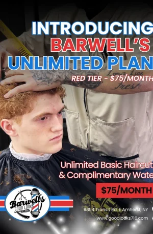 Unlimited Haircuts for Month $75/mo
