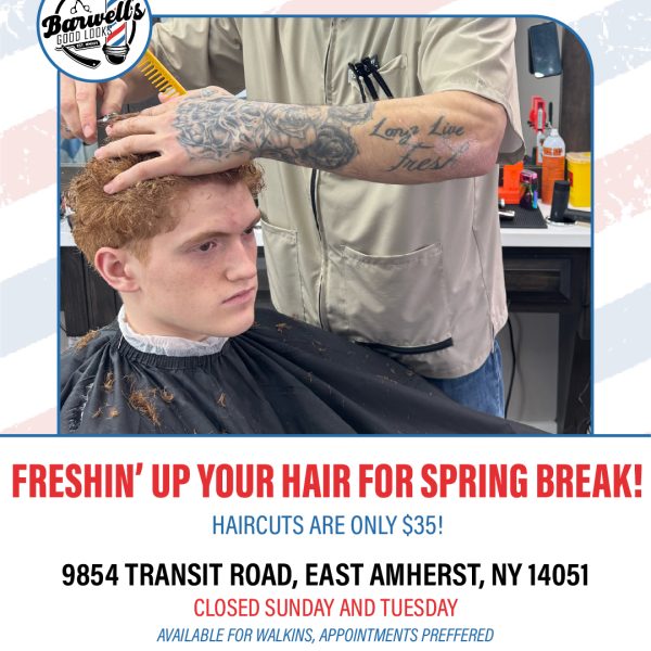 Freshin’ up for Spring Break starts at Barwell’s 💈🌴