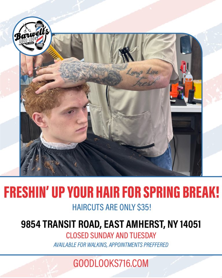 Read more about the article Freshin’ up for Spring Break starts at Barwell’s 💈🌴