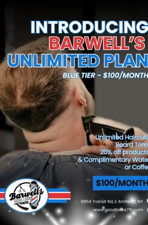 Unlimited Haircuts for Month $100/mo