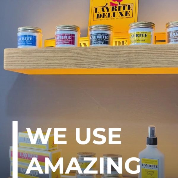We use amazing products so you get an amazing haircut every time 💈✨