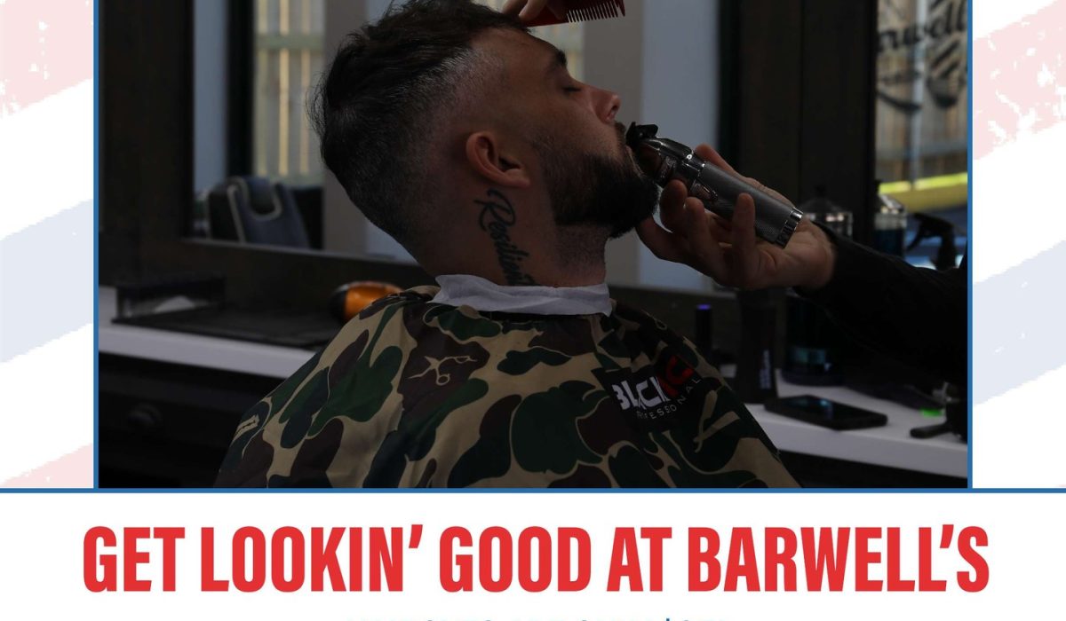 Get lookin’ good at Barwell’s 💈🔥