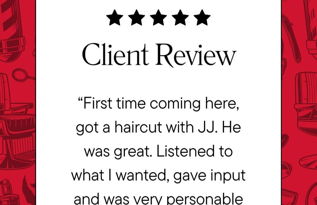 Another happy client in the chair ⭐⭐⭐⭐⭐💈