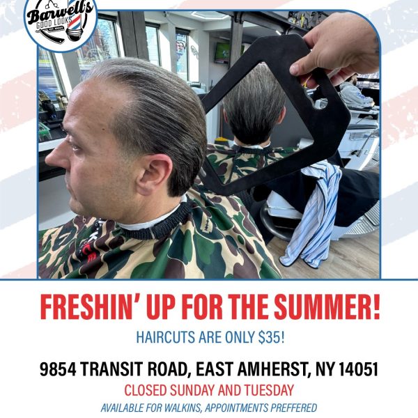 Freshen up for the summer at Barwell’s ☀️💈